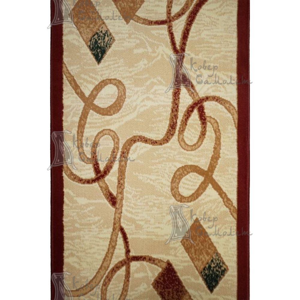 ALMIRA 2327D red-cream Синтетические дорожки