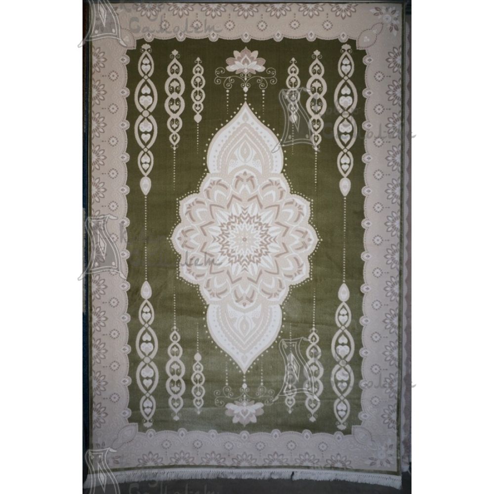 FINO 07013A green Акрилові килими