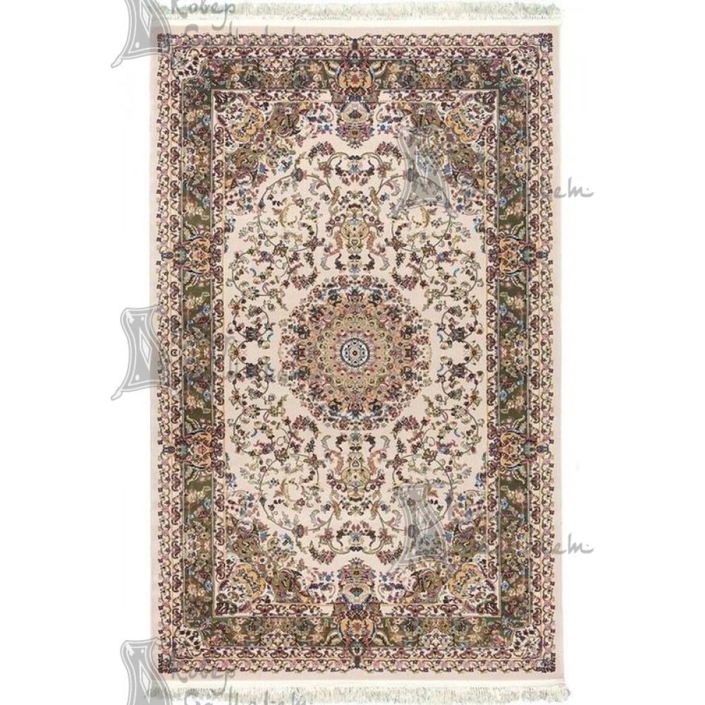 KERMAN 0809B CREAM GREEN Восточные ковры