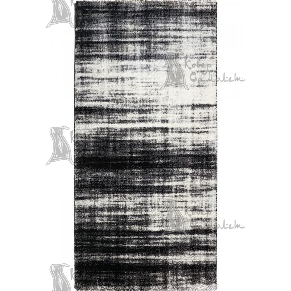 SHAGGY FIBER 1295A black-d.grey Ковры с длинным ворсом (Shaggy)